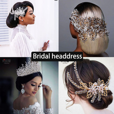bridalheadband, DIAMOND, bridalheaddres, Wedding Accessories
