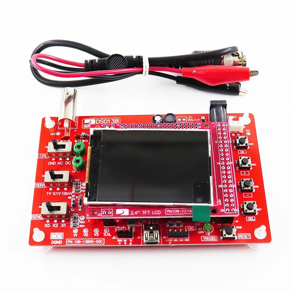 DSO138 Digital Oscilloscope 2.4"+ Probe Welded/Assembled with Acrylic