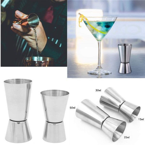Peg Measuring Cup for Bar Party Wine Cocktail Drink Shaker Jigger Bar Craft Dual Spirit Measure Cup 