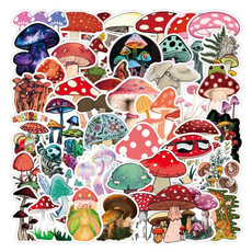 Car Sticker, diy, Mushroom, Waterproof