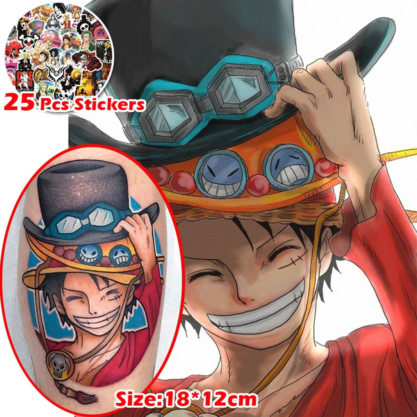 Aufkleber - Sticker One Piece Monkey Manga Anime Cartoon DECAL