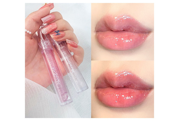 Beauty Glasting Lip Gloss Starry Quicksand Little Shimmer Glitter  Long-lasting Lipstick Moisturizer Clear Lip gloss