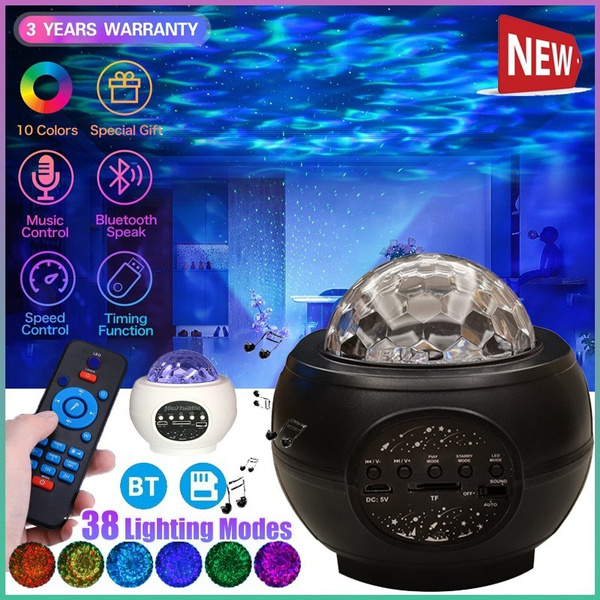 New Bluetooth Star Projector Night Light Star Light Voice & Remote