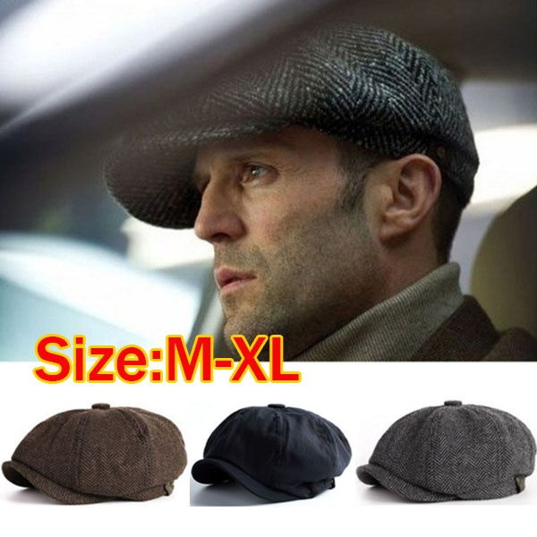 New 4 Colors Peaky Blinders Hat Men's Newsboy Cap Gastby Wool