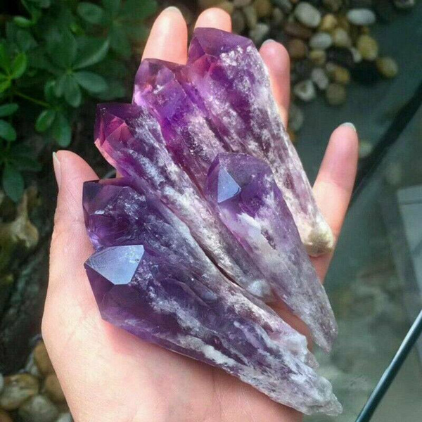 Big Natural Amethyst Cluster Protolith Natural Quartz Crystal Point