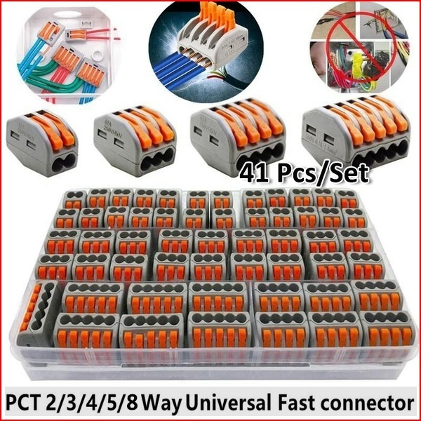 PCT 2/3/4/5/8 Way Quick Wire Connector SPL Universal Wiring Cable ...