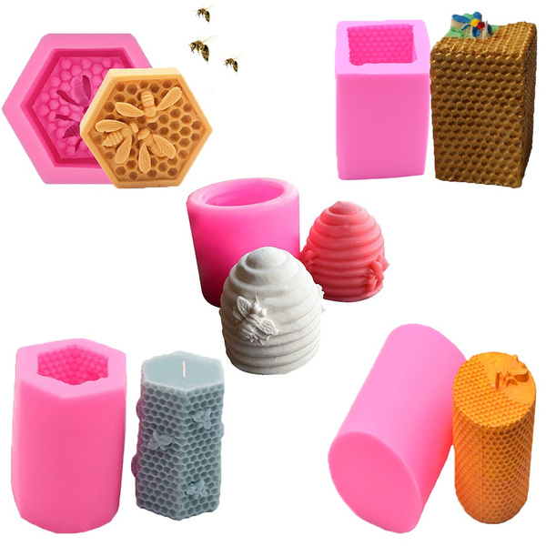 Candle Mold Honeycomb Silicone  Beeswax Mold Honeycomb Candle