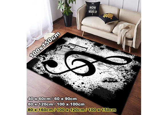 1pc Music Note Carpet, Home Decoration Non-slip Absorbent Floor Mat, Large  Area Rugs For Home Painting DIY Tool Decorative Crafts, Home Decor Room Dec