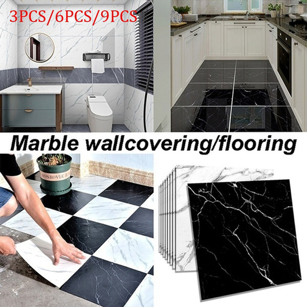 Tile Sticker for Kitchen, Bath, Floor, Wall Waterproof & Removable