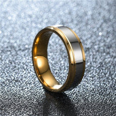 Steel, wedding ring, Gifts, Simple