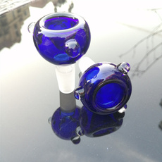 Blues, glasswaterpipe, malebowl, 14mmbowl