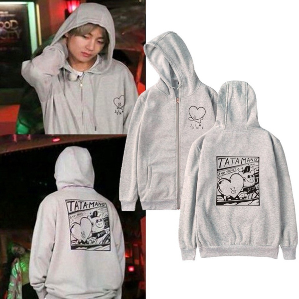 Bts best sale hoodie jacket