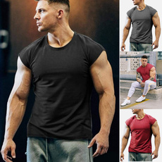 Vest, sleevelessvest, Cotton Shirt, Fitness