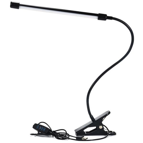 Led Reading Light Clamp Desk Lamp 3, Flexible Clamp Table Lamp