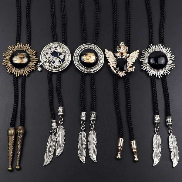 Round New Trendy Bolo Tie Popular 