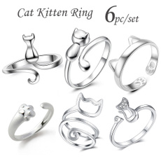 cute, girlsring, catjewelry, catring