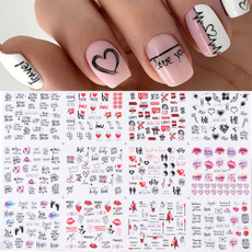 nail decals, Love, Beauty, Stickers
