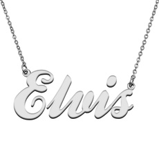 Elvis, Personalized necklace, Jewelry, Gifts