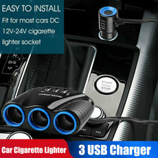 charger, led, usb, carcigarettelighteradapter