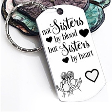 Heart, sister, Key Chain, Blood