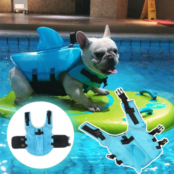 Shark Life Jacket for Dogs, Small Dog, French Bulldog, Dachshund