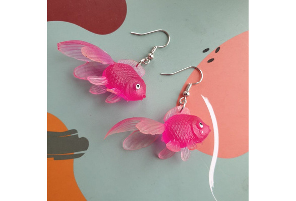 Fishing Lure Earrings, Hypoallergenic, Small, Lightweight, Colourful Little  Fish, Super Cute Totally Adorable, Funky Wee Fishies, Great Gift 