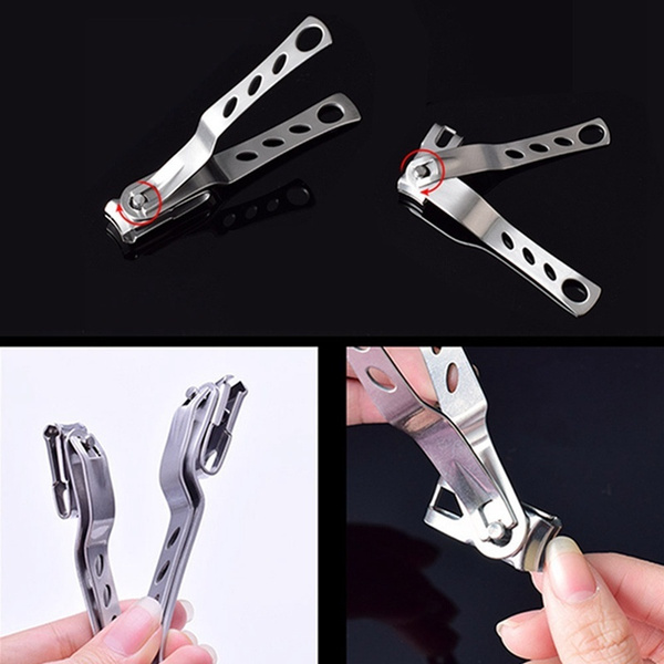 New Stainless Steel Nail Tips Clipper Trimmer Manicure Nail Art Toes