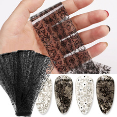 nail decals, Designers, art, Lace