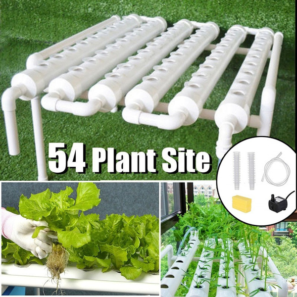 54 Sites Planting Hydroponic Grow Ebb Ladder System Vegetable Deep Water Garde 