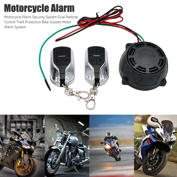 motorcycle alarm mp3 audio remote