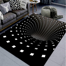 softflannellargerug, bedroomcarpet, antiskidarearugmat, geometricfloorpad