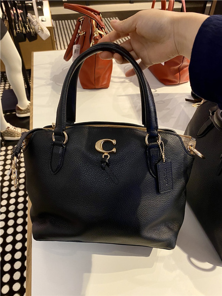 Coach 4343 Remi Satchel With Signature Canvas In Black Multi Wish