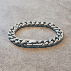 viking, Steel, bracelethombre, Joyería de pavo reales