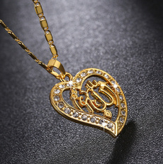 Party Necklace, DIAMOND, Jewelry, Heart