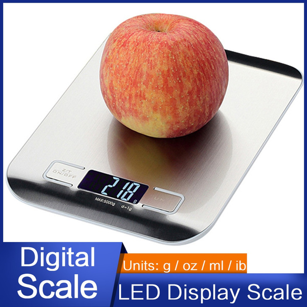 Stainless Steel LED Digital Kitchen Scale
