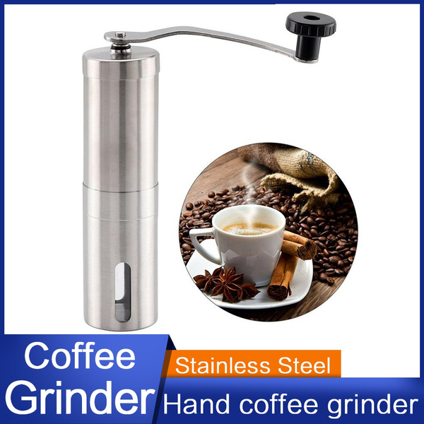 Manual Coffee Bean Grinder Stainless Steel Hand Coffee Mill