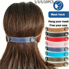 maskaccessorie, Hooks, leather, Buckles