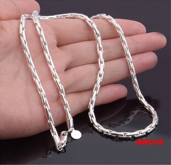 925 Sterling Silver Chain Ralt Rolo 4mm 