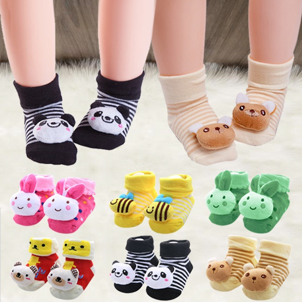 Cute Baby Socks Newborn Accessories Cartoon Toddler Socks Infant Anti-slip  Socks Casual Footwear Calcetines Bebe Recien Nacido - AliExpress