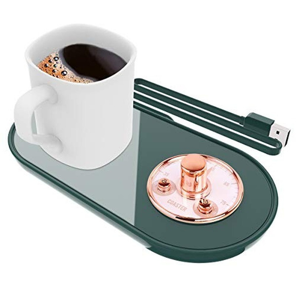 Coffee Mug Warmer,Smart Mug Warmer,Coffee Warmer for Desk with Auto Shut  Off,Coffee Cup Warmer for Coffee Milk Tea,Candle Wax Cup Warmer Heating  Plate(Without Mug)