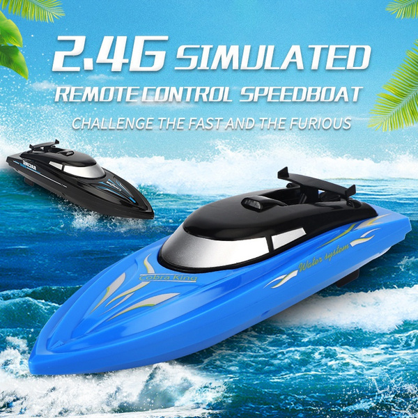 801 802 / wireless remote control ship 2.4G navigation model electric speedboat 20 minute water