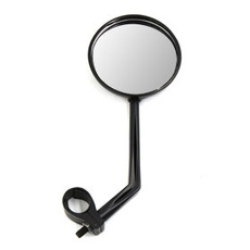 black, Motorcycle, Mirrors