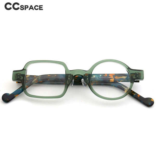 49558 Square Round Retro Plate Glasses Frame Men and Women Optical