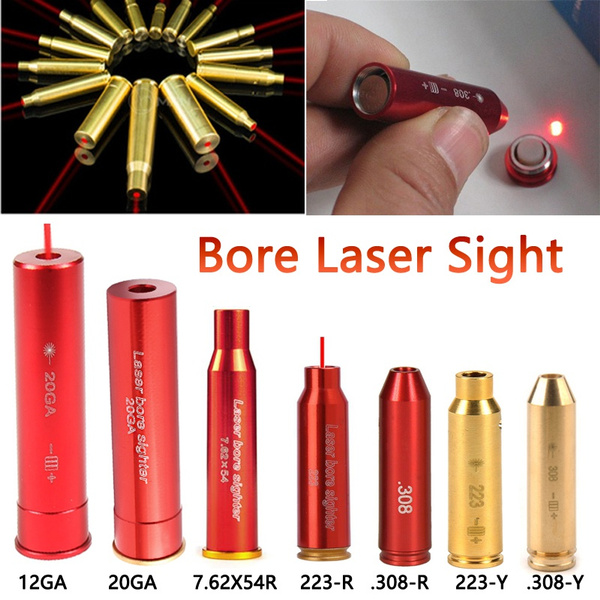 22 Magnum Mirino Laser Per Allineamento Canna .177/.22LR/.223Rem/.38SPL - Boresighter Per Fucili E Pistole Ottica Red Dot Per Allineamento - Foto 13