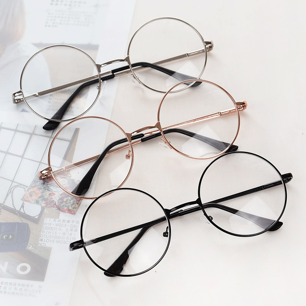 large round wire frame glasses
