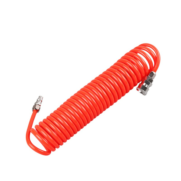 20m Air Compressor 5x8mm PU Spring Hose Telescopic Spiral Tube Pneumatic Hose Pipe for
