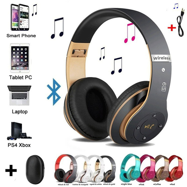 Uskyld chef karakterisere 2021 Newest P47/ 6S Bluetooth Headphones Heavy Bass Stereo Bluetooth 4.1  Wireless Folding Auriculares with Mic Support TF SD Card | Wish