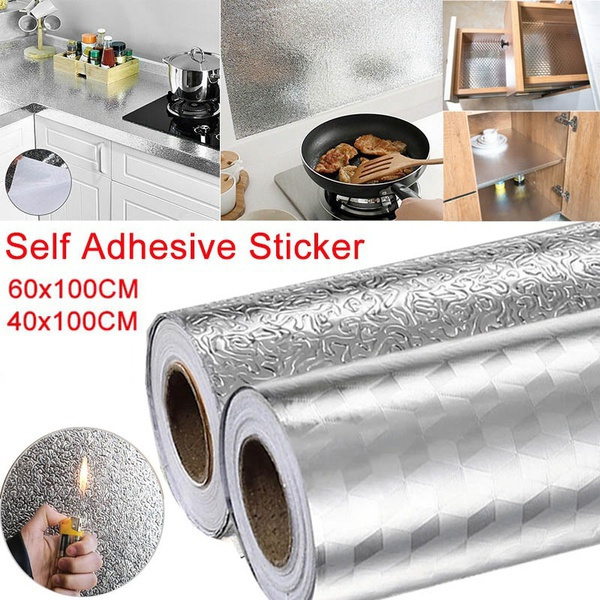 60X100Cm Kitchen Backsplash Wallpaper Stickers Self Adhesive Kitchen