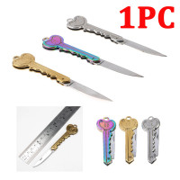 Mini Key Knife tactical Camp Outdoor Keyring Ring Keychain Fold