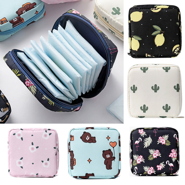 Buy Portable Sanitary Napkin Storage Bag ,Menstrual Pad Storage Bag ,Travel  Menstrual Period Sanitary Pouch Tampons Bags Suit for Women Coin Purse,  Makeup Storage (4 Pieces ) Online at Low Prices in
